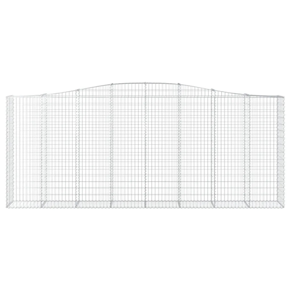 Cesto Gabbione ad Arco 400x50x160/180 cm Ferro Zincato