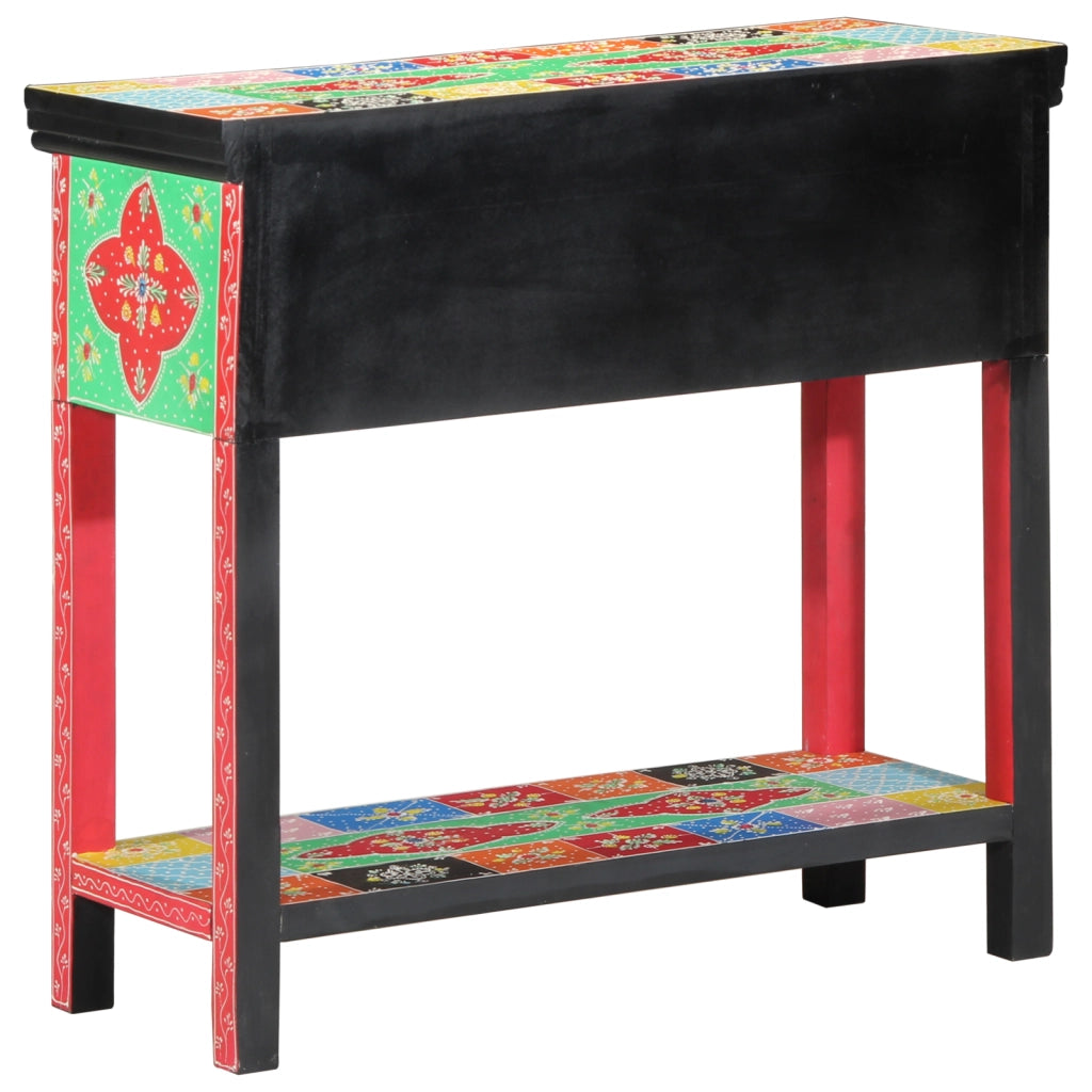 Tavolo Console con Cassetti Multicolore in Legno Compensato