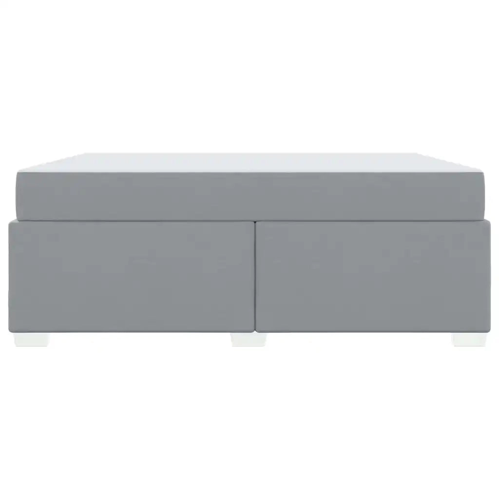 Struttura del letto Grigio chiaro 180 x 200 cm Tessuto
