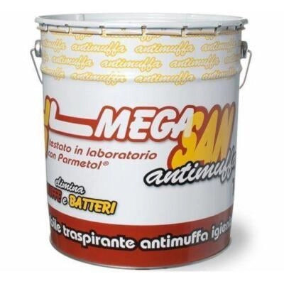 Idropittura MEGASAN lavabile traspirante antimuffa LAIV 13 lt. bianco