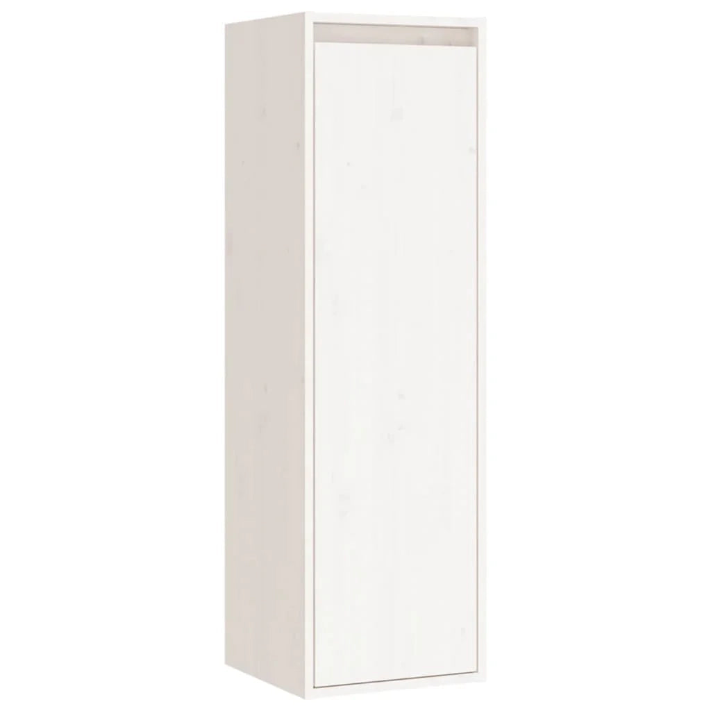 Mobile TV multimediale scaffale TV credenza mobile TV sala da pranzo soggiorno camera da letto 3 pezzi legno massello di pino bianco 02_0028666