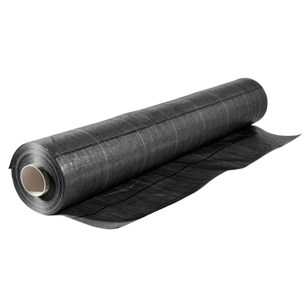 Nyumput - Telo Pacciamatura 10x1,60 m 100Gr/mq tessuto permeabile antierbacce antialga per orto giardino nero