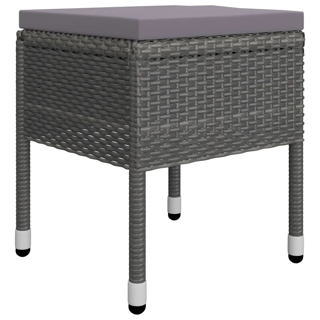 Set Mobili da Pranzo per Giardino 5 pz Grigio 3071936