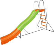 Scivolo da Giardino 150x317x204cm in Acciaio per Bambini Bauer
