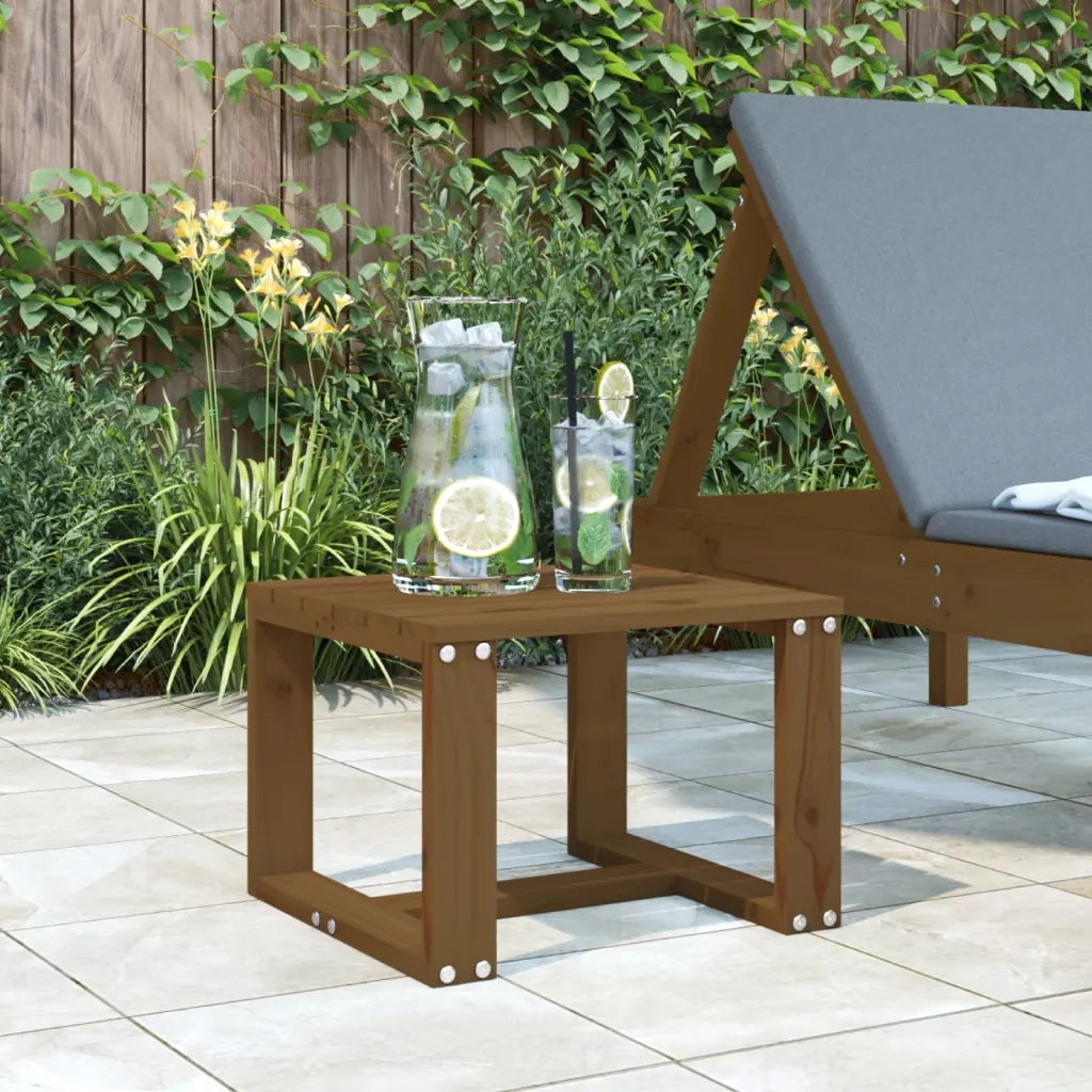 Tavolino da Giardino Ambra 40x38x28,5 cm Legno Massello Pino 825082