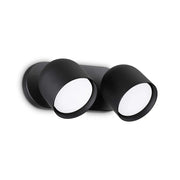 Lampada Da Parete Dodo Ap2 Nero Ideal-Lux
