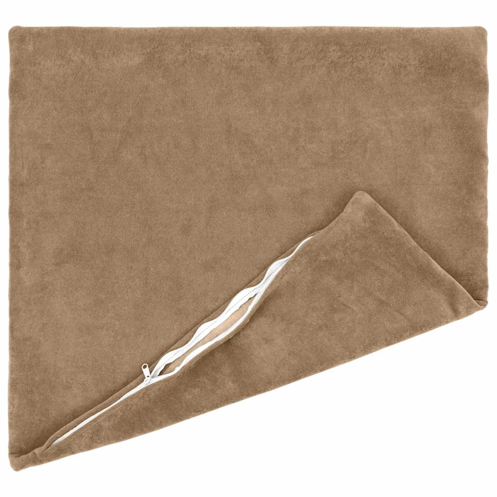 Federa 2 pcs HEERLEN Tortora 65 x 65 cm Fleece in microfibra 912989