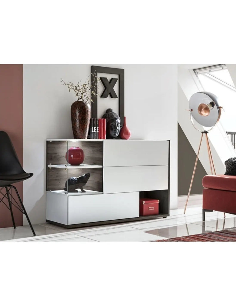 Buffet KLIS – Credenza con tre porte e tre nicchie