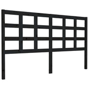 Testiera | Testata per Letto Nera 165,5x4x100cm in Legno Massello di Pino