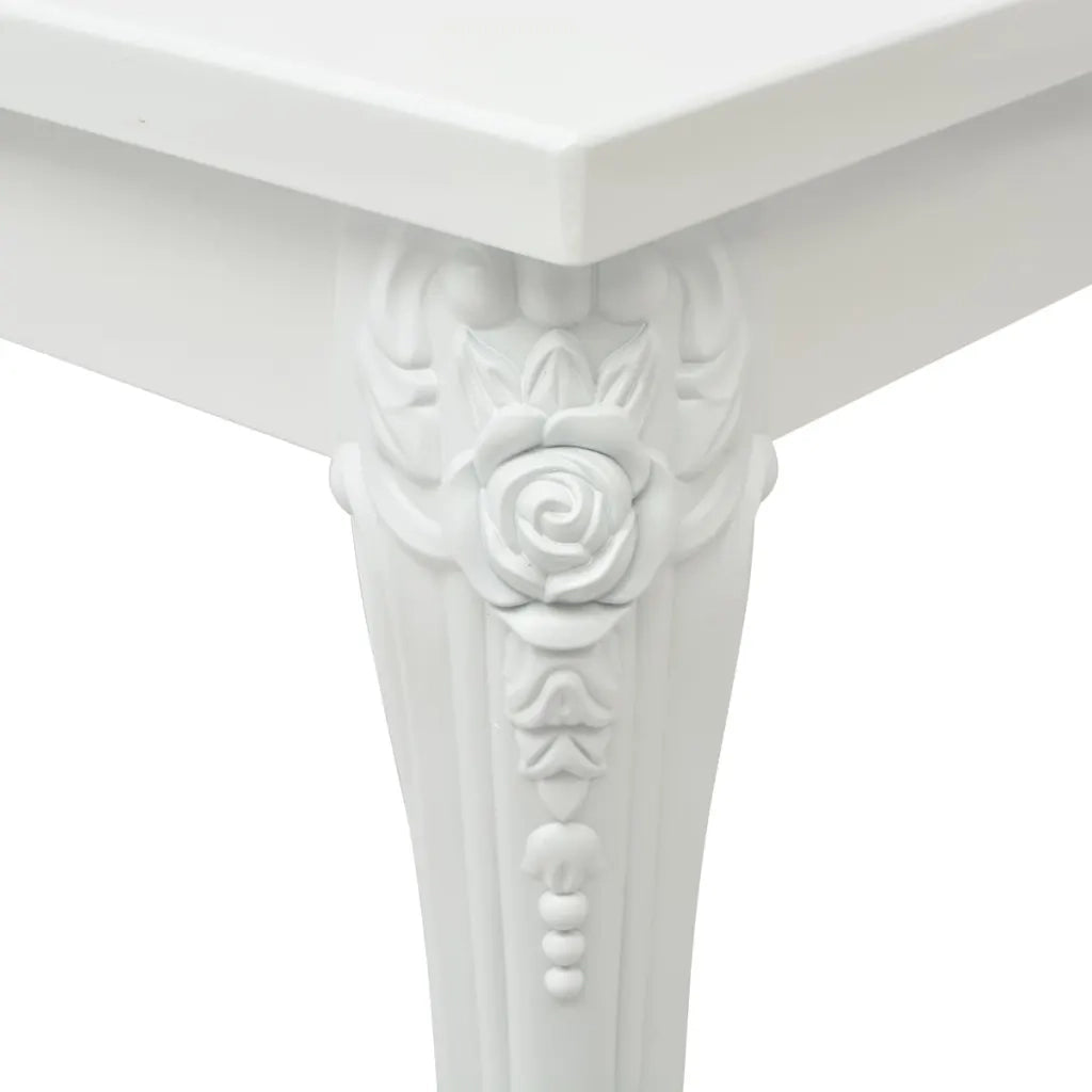 Tavolino da Salotto 80x80x42 cm Lucido Bianco 243379