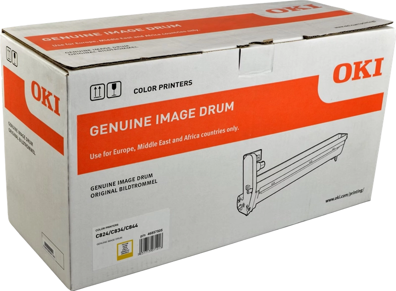 ORIGINAL OKI Tamburo giallo 46857505 C824 ~30000 Seiten