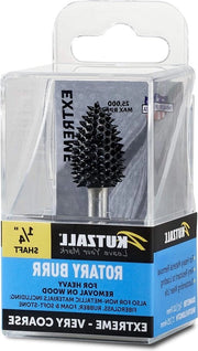 Fresa rotativa estremamente grossa - 1⁄4" diametro - diametro 1⁄2" x lunghezza 1" FLX-12C - lavorazione del legno - diametro 1⁄2" x lunghezza 1" - Wolfraamcarbide - diametro 1⁄2" x lunghezza 1" FLX-12C