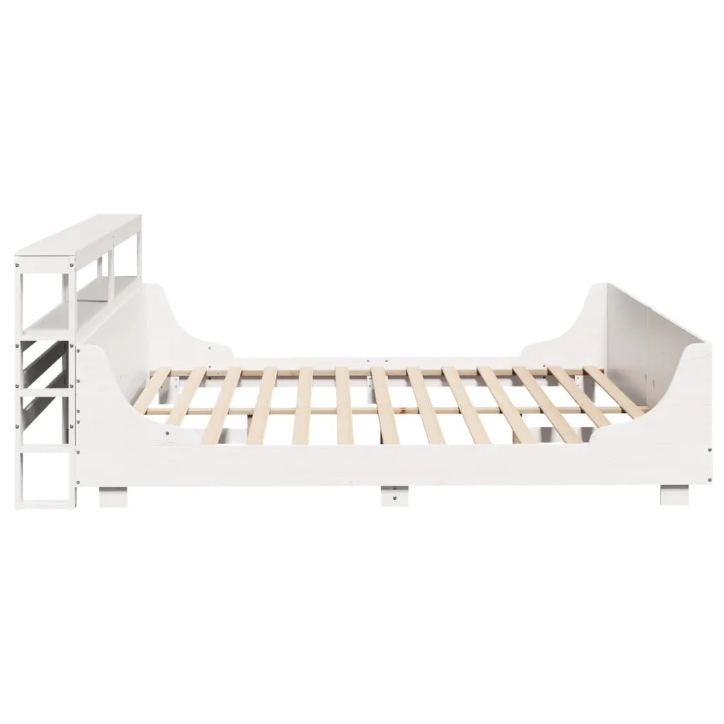 vidaXL Letto senza Materasso Bianco 180x200 cm Legno Massello di Pino