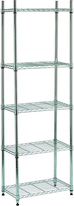 S1775002 - Scaffale cromato 5 piani L 60 cm