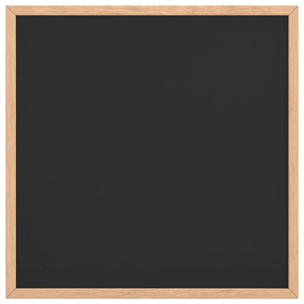 Lavagna con Cornice in Legno Massello di Pino Nero 40x40 cm CFW9890978