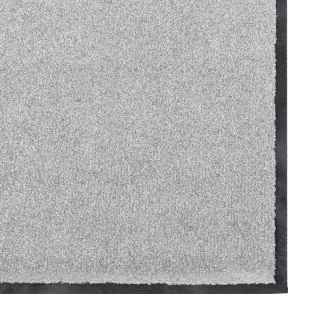 Tappeto rettangolare grigio 120x300 cm di