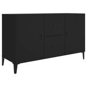 Buffet credenza cassettiera armadio mobile contenitore organizer per cucina soggiorno salotto 100 x 36 x 60 cm legno ingegnerizzato nero 02_0035799