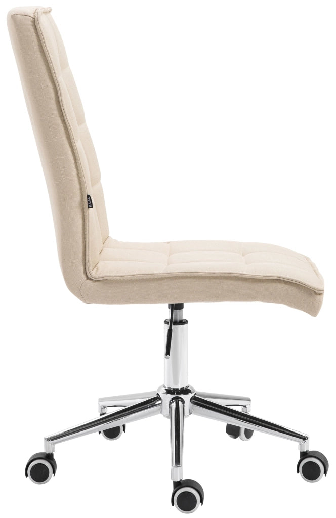 Sedia da ufficio PEKING V2 in tessuto crema