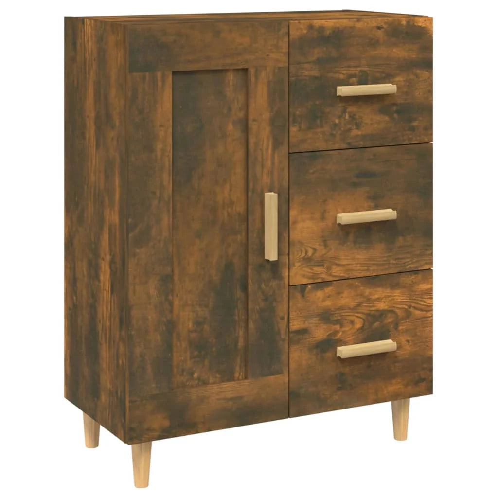 Buffet credenza cassettiera armadio mobile contenitore organizer per cucina soggiorno salotto 69,5 x 34 x 90 cm legno ingegnerizzato marrone 02_0031024