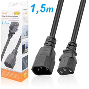 Trade Shop - Cavo Alimentazione Prolunga Interfaccia Maschio A Femminile Per Ups 1.5mt Dp-eu2b -