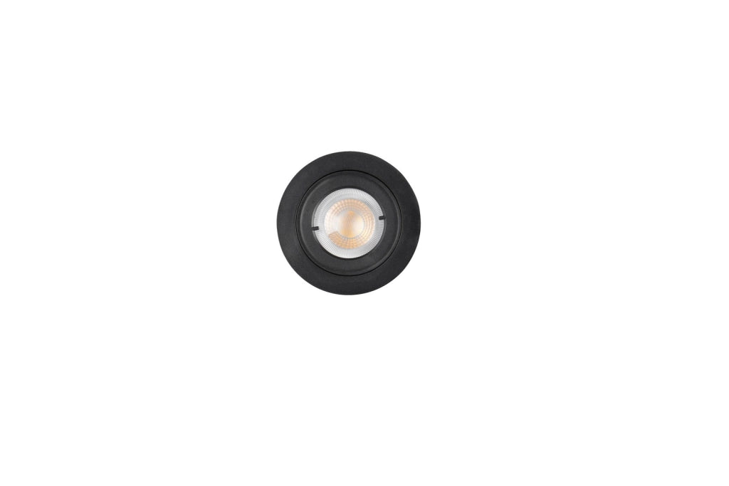 Faretto da incasso LED 6,5W LAMONT Trio tondo nero IP65