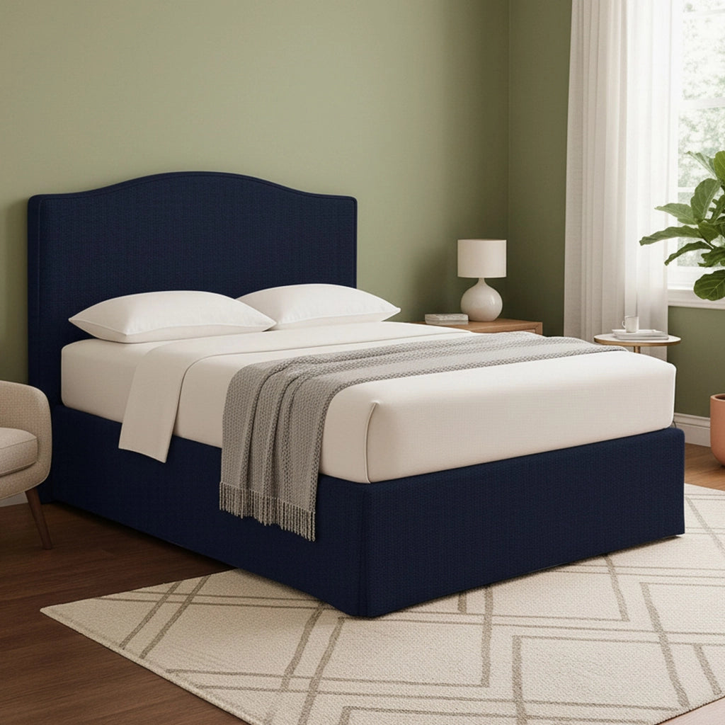 Blyth, Letto Piazza e Mezza Sfoderabile Made in Italy, Viola Scuro