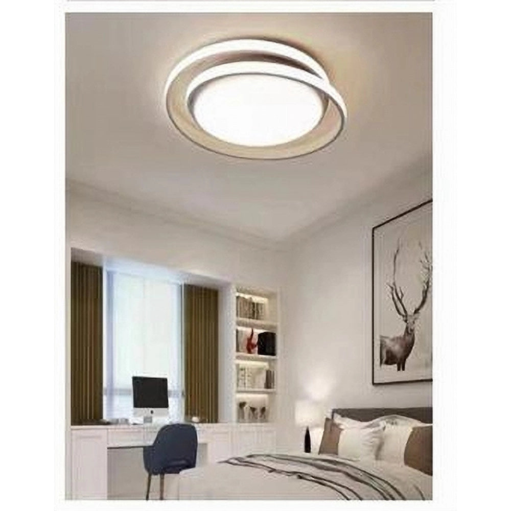 Trade Shop - Plafoniera Led Soffitto Cerchio 60 W Circolare Bianco Moderno Luce Fredda 50163 -