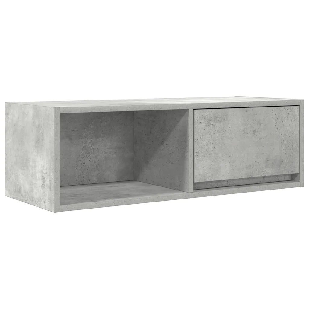 Mobile per TV Grigio Cemento 80x31x25,5 cm Legno Multistrato 861460