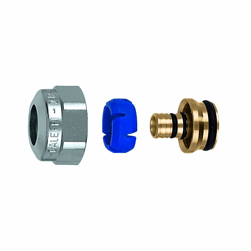 RACCORDO AUTOADATTABILE CROMO SATINATO- Dm in. 11.5/12 - Dm es. 14/16- CALEF- pezzi 1