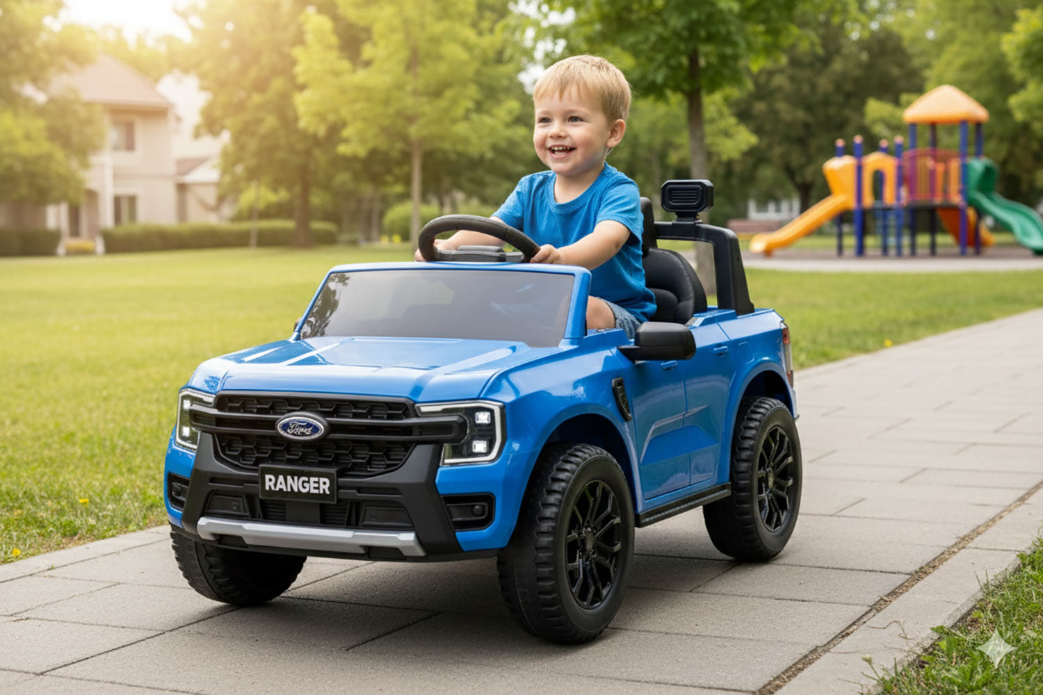 Macchina Elettrica per Bambini Licenza Ufficiale Ford Pick Up 10,8V 3,1Ah Blu