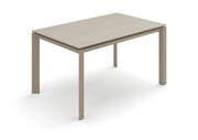 Tavolo Allungabile Account 24 90x140/220x75 cm Top in Ceramica Struttura in MDF Sabbia
