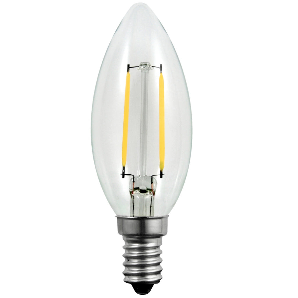 Lampadina LED Filamento C35 E14 2W 230lm 3000K Polux