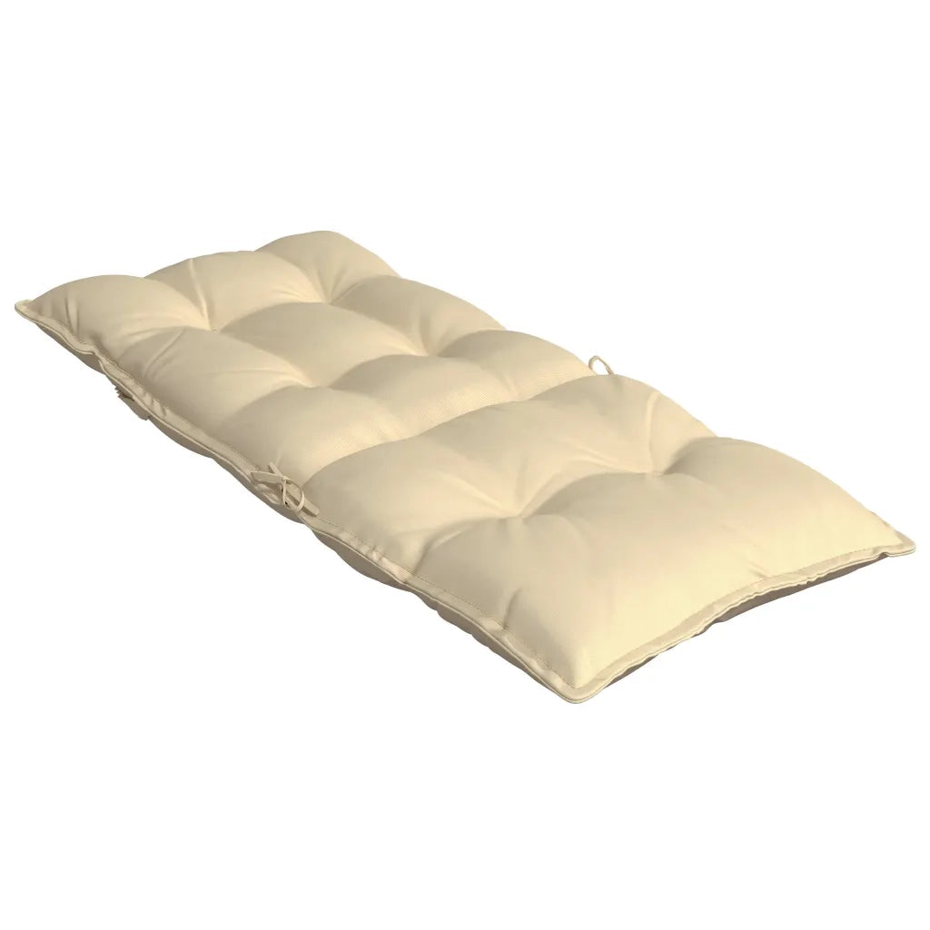 Cuscini per Sedia con Schienale Alto 6 pz | Cuscini per sedie Beige Tessuto Oxford