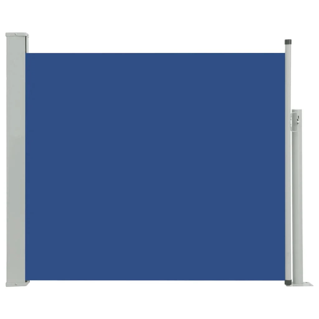 Tenda da sole laterale retrattile/schermo privacy per patio giardino terrazza balcone 100 x 300 cm blu 02_0007180