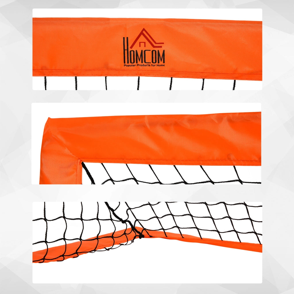 Porta da Calcio Set ¨C zephmum ¨C Arancione 183x90x90 cm
