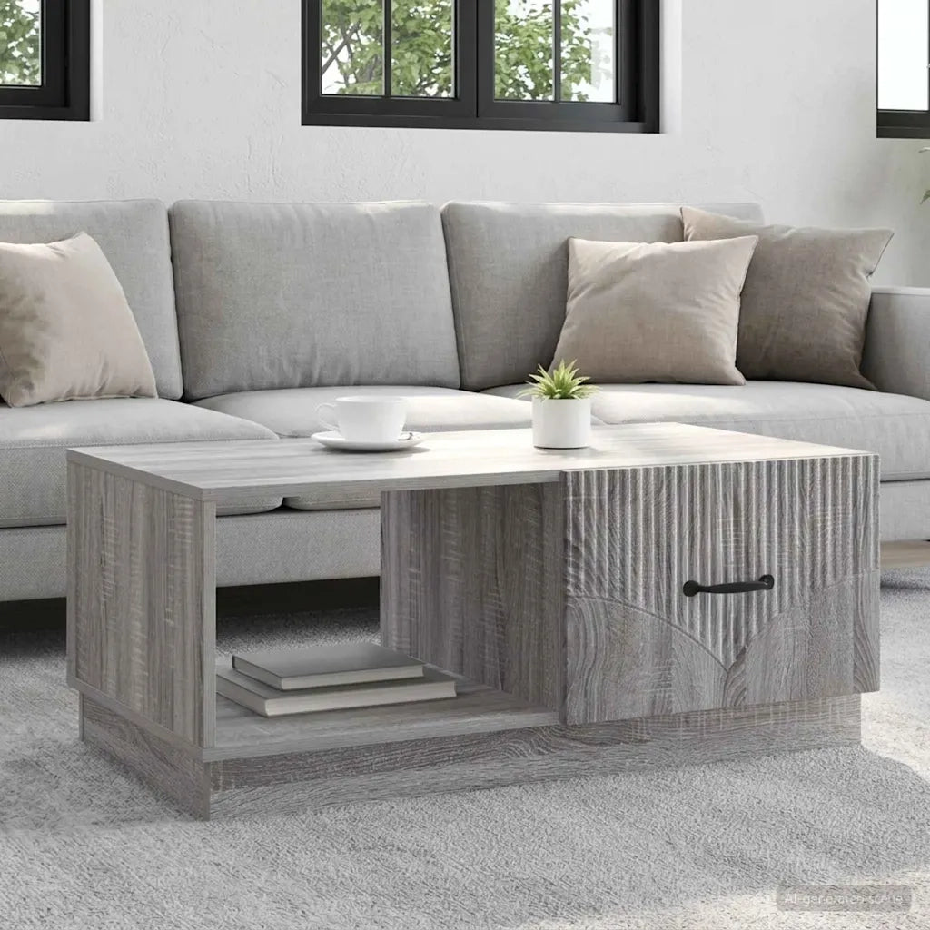 Tavolino da salotto Grigio Sonoma 90 x 50 x 37 cm 895421