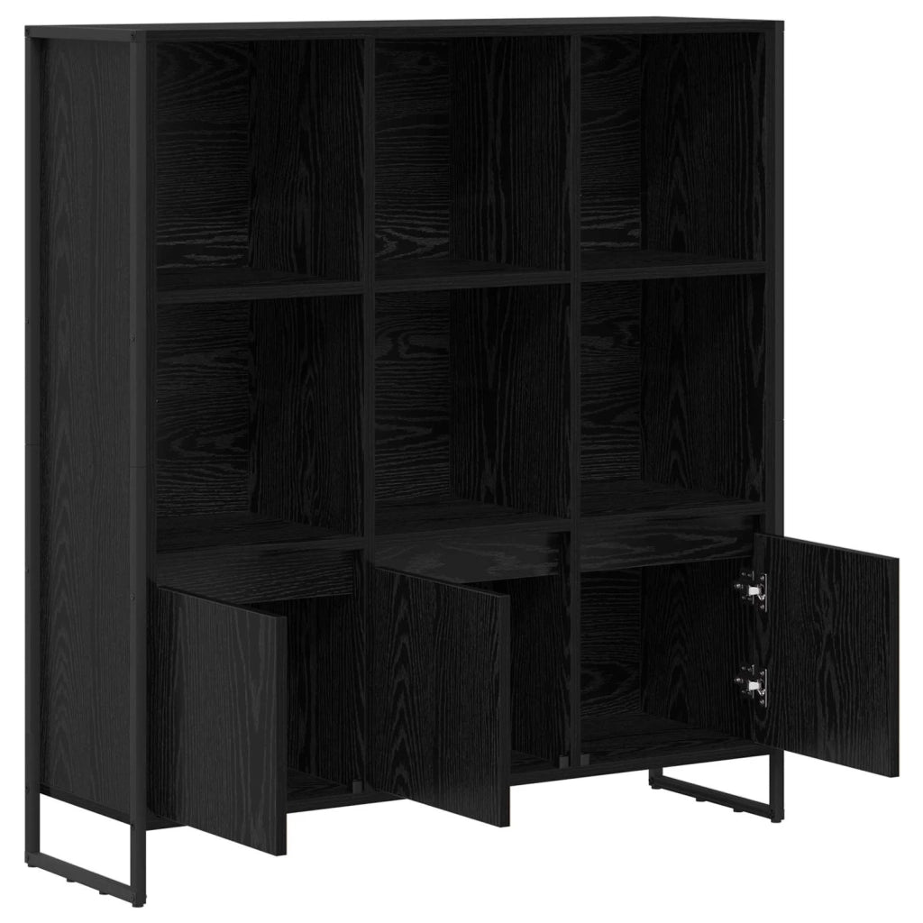 Armadio per Libri 2 pcs Rovere Nero 99,5 x 30 x 108 cm 3403022