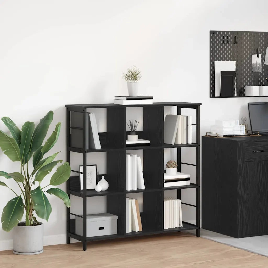 Libreria Rovere Nero 102 x 32 x 104,5 cm Legno multistrato