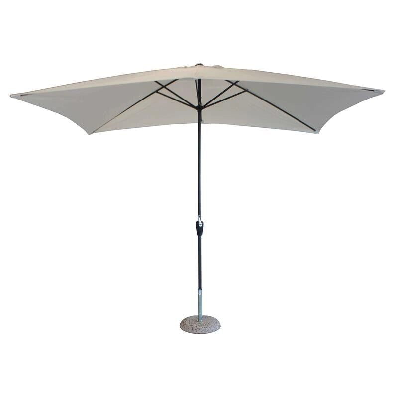 OMBRELLONE POLY ECO CON TELO BEIGE 2 X 3 MT