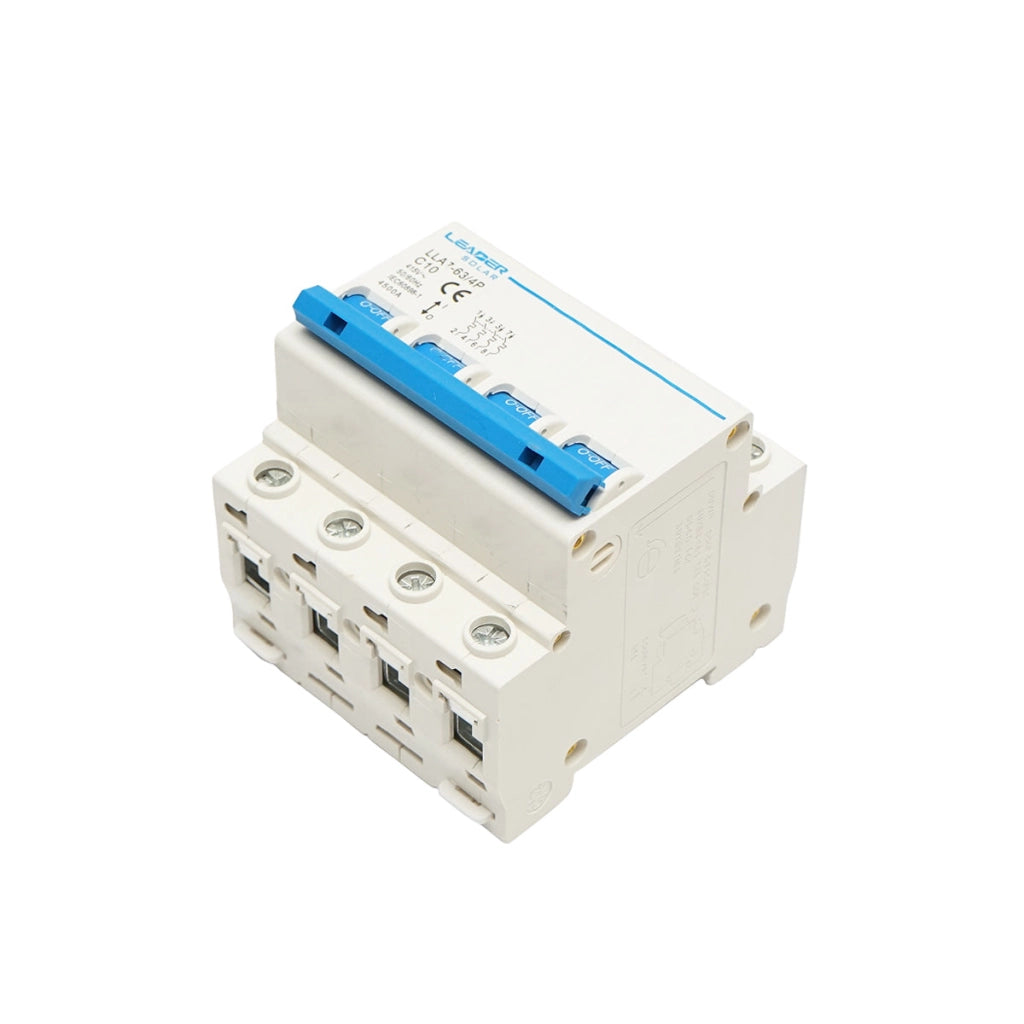 Interruttore automatico tipo 4P-10A-415VAC Leader