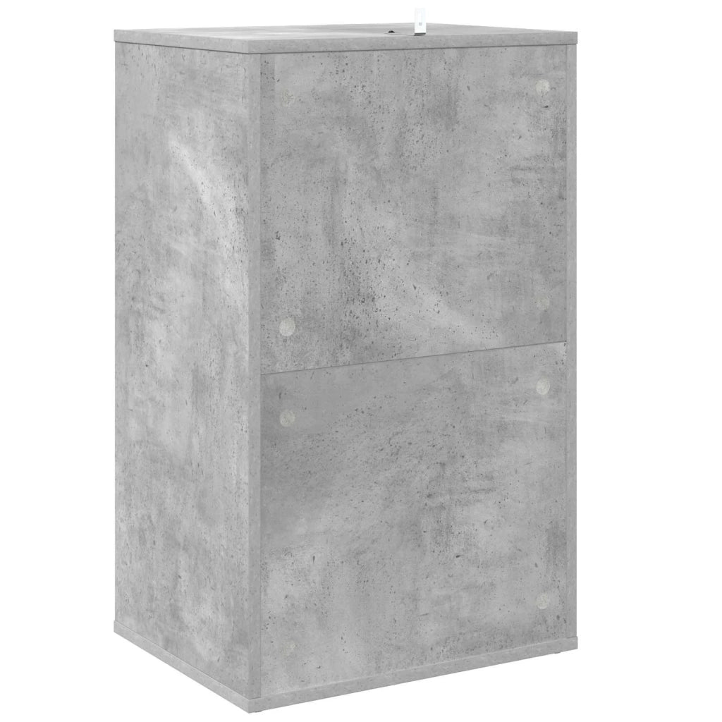 Mobile porta vinili Grigio Cemento 44,5 x 36,5 x 74,5 cm 8012869