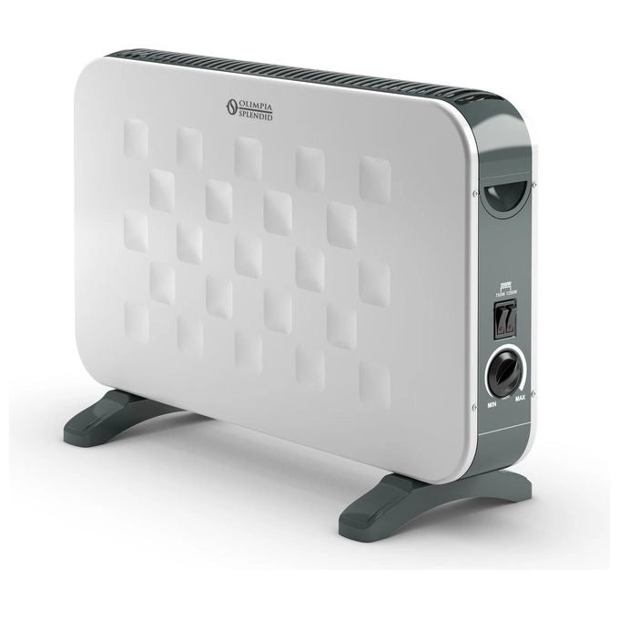 Olimpia Splendid 99296 Caleo Metal Termoconvettore 2000 W 3 livelli di potenza 750 1250 2000 W fino a 60 m³ colore Metallico