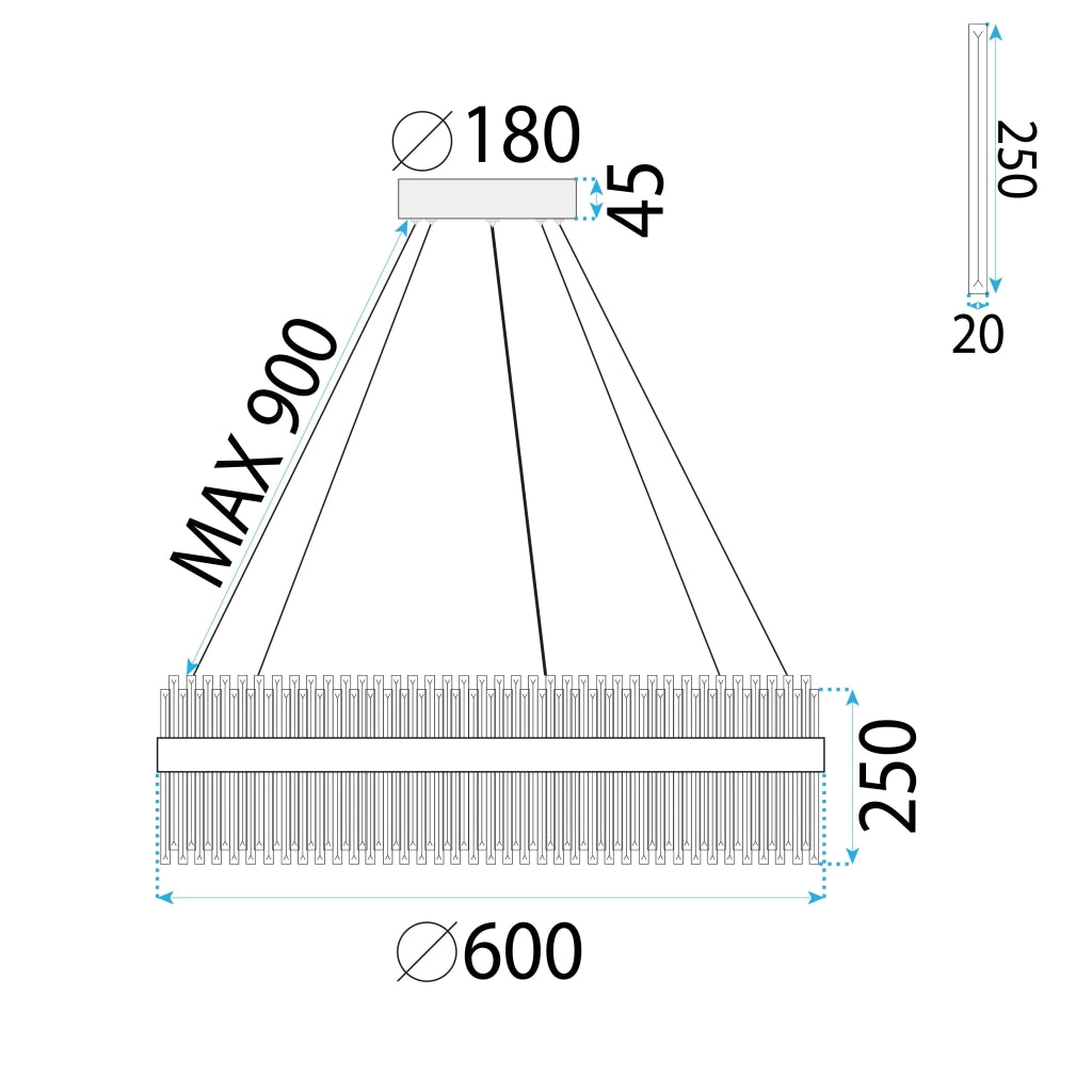 Lampada App1516-cp60
