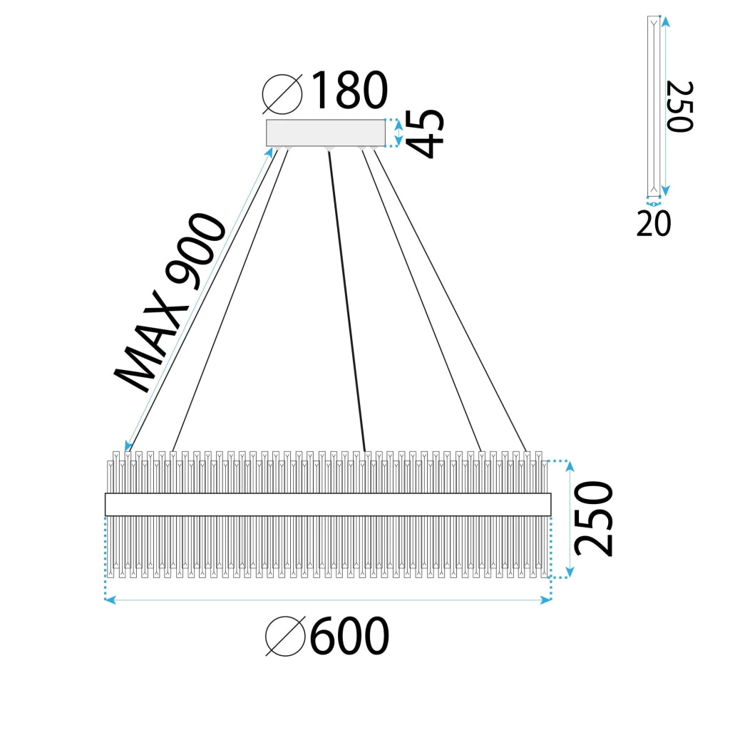 Lampada App1516-cp60