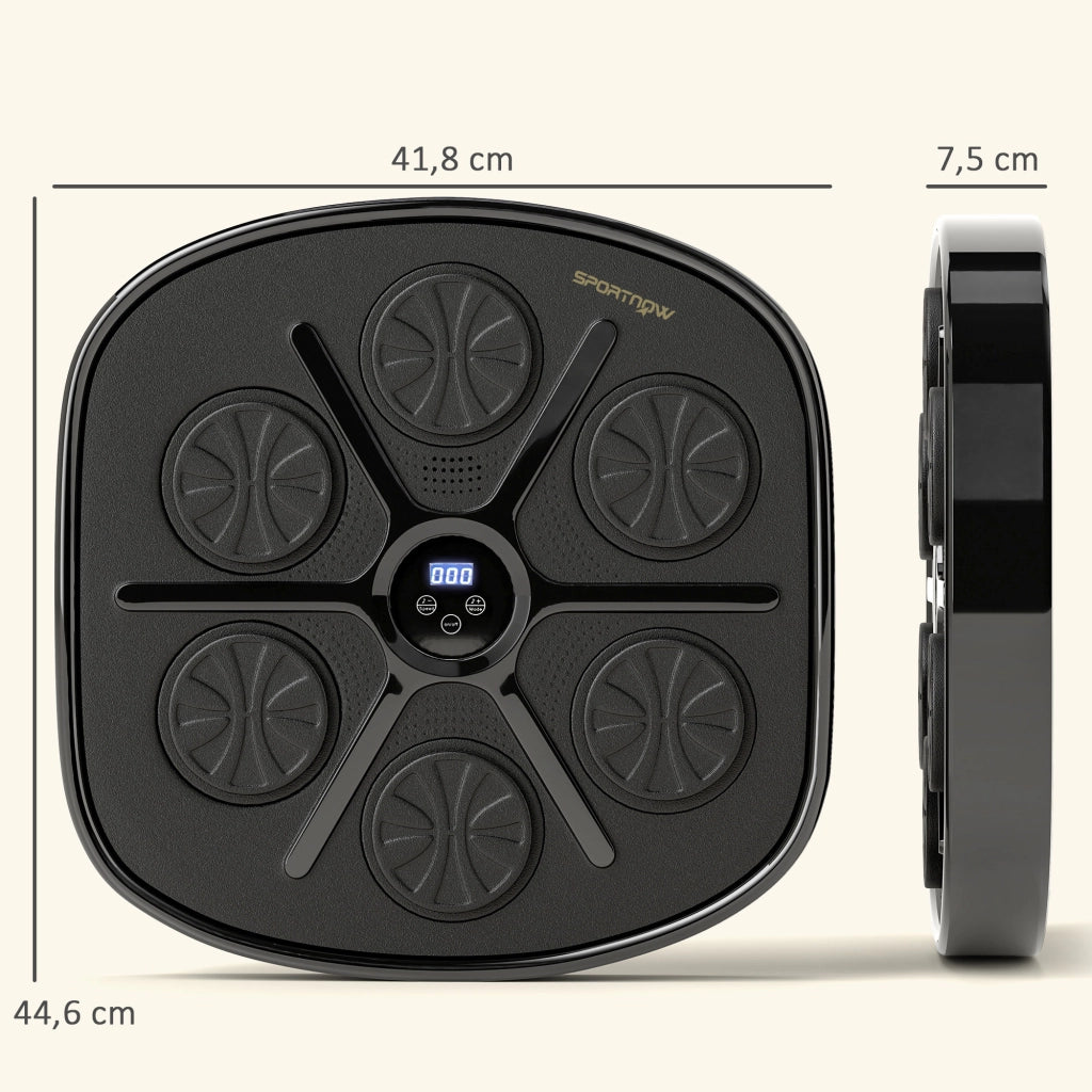 Sacco da boxe da parete musicale con guanti ¨C zephmum ¨C LED, Bluetooth, 9 velocit¨¤