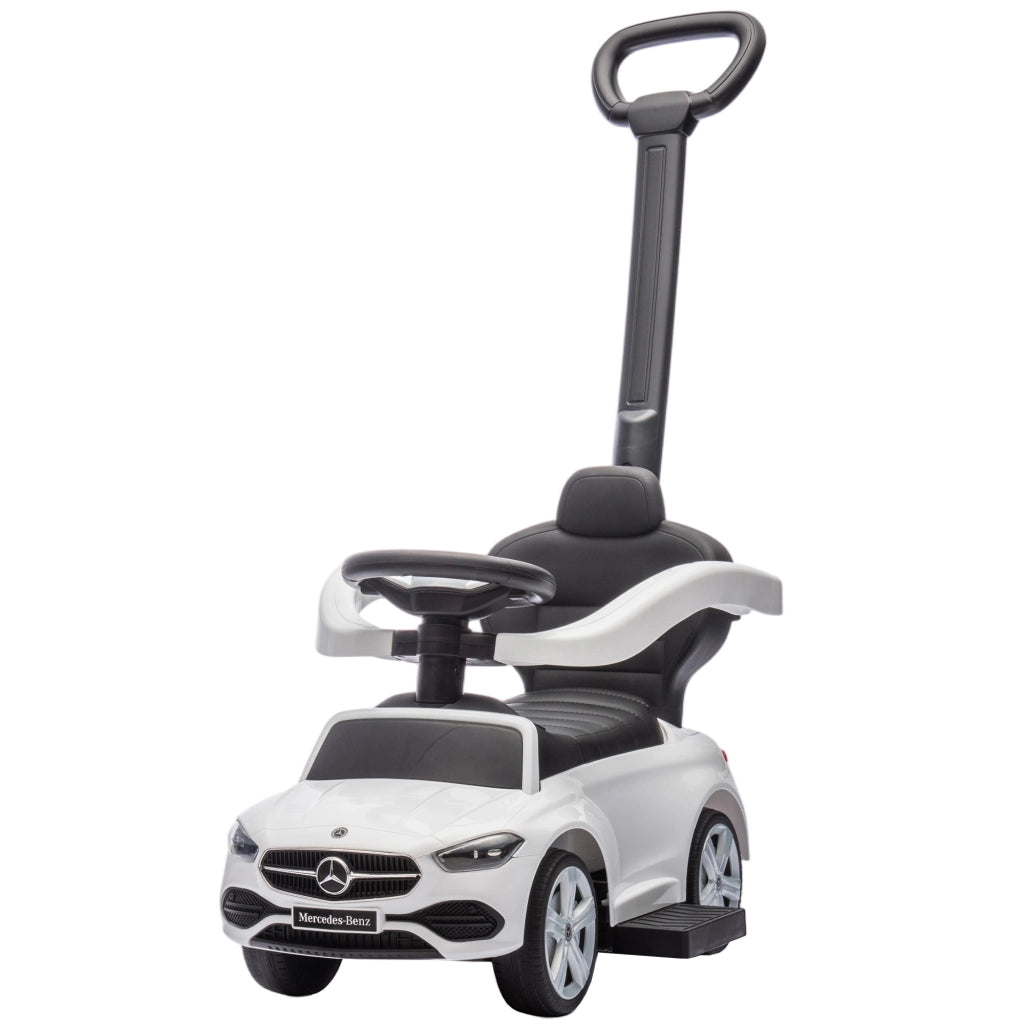 Macchina Cavalcabile per Bambini 1-3 Anni ¨C zephmum ¨C Bianco 91x40x83 cm