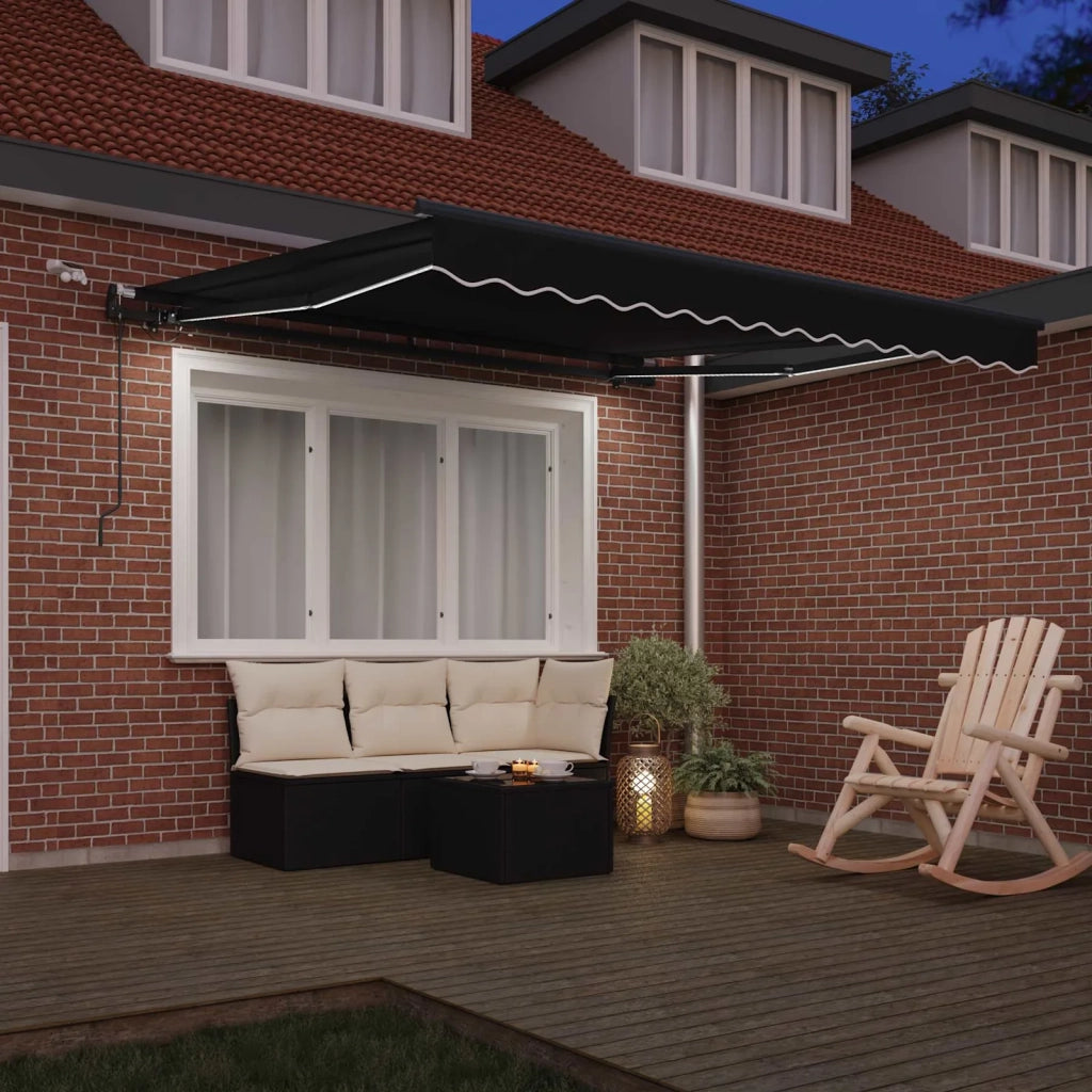Tessuto per Tenda con Nero 300 x 250 cm Poliestere 3330040
