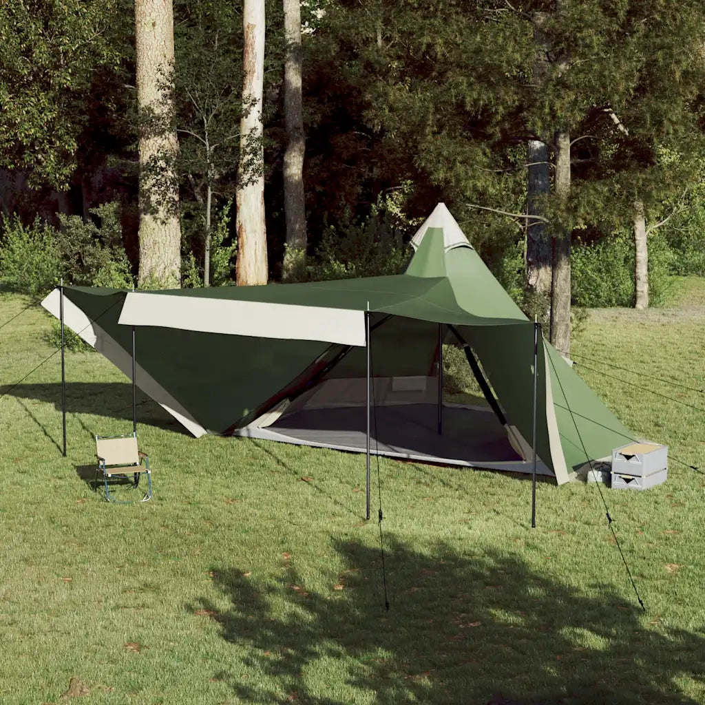 Tenda Familiare Tipi per 8 Persone Verde Impermeabile 4009445