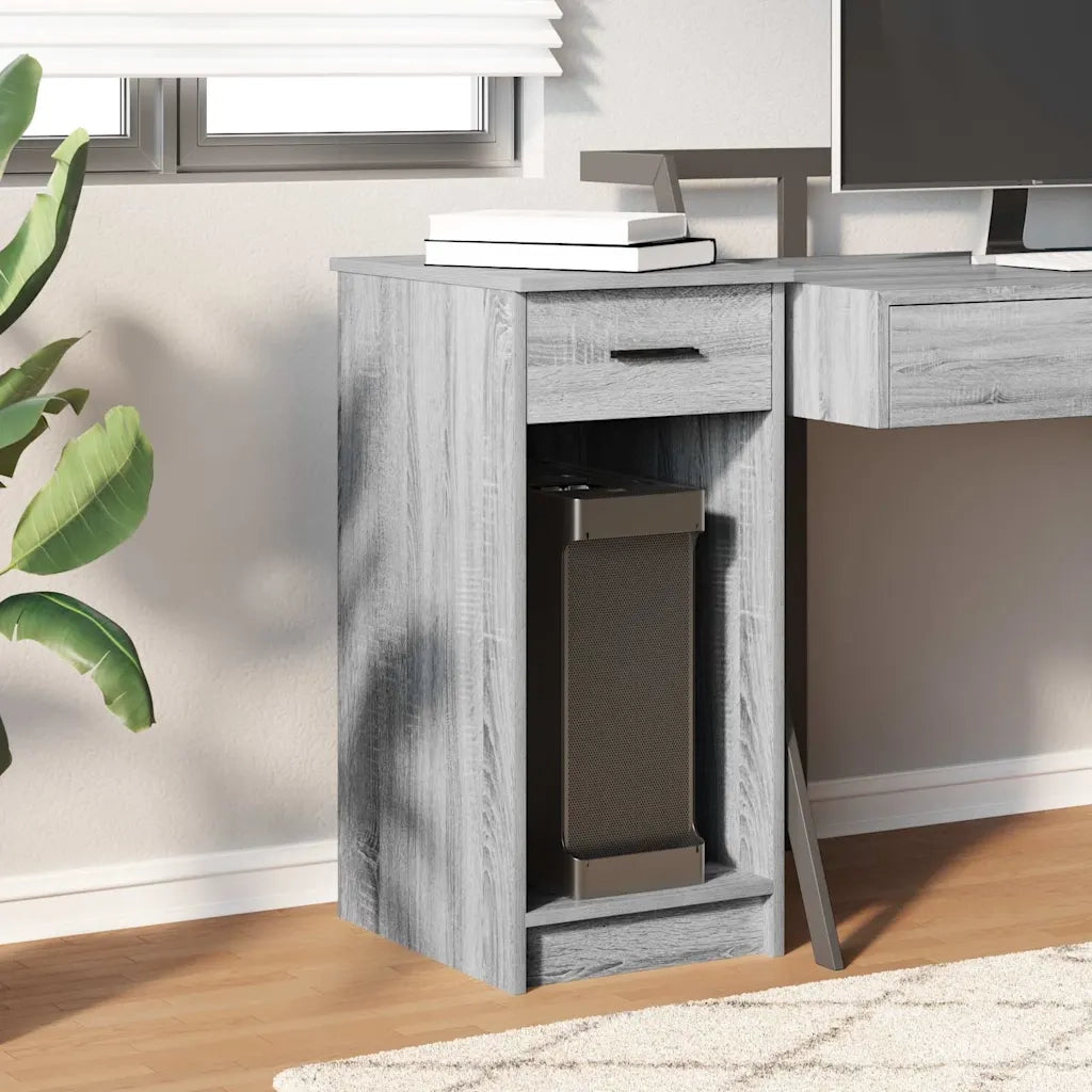 Supporto a Torre per Computer con Cassetto Grigio 35x45x77 cm CFW7993933