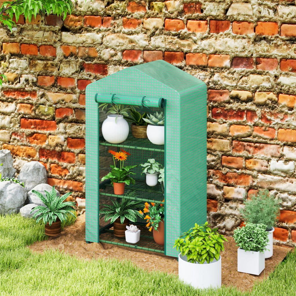 Serra Giardino 3 Livelli ¨C Zephmum ¨C Verde 69x49x125 cm